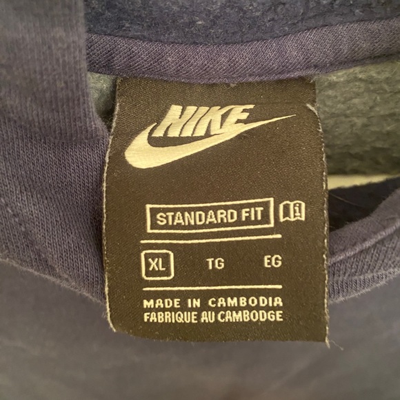 Nike Orange and Blue Hoodie Kids XL - Picture 4 of 4